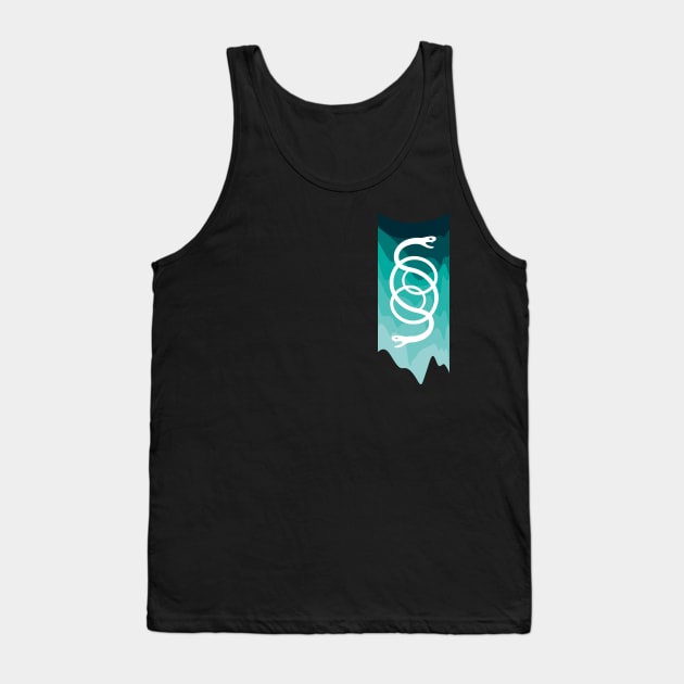 Two-headed snake flag Tank Top by Y.K.